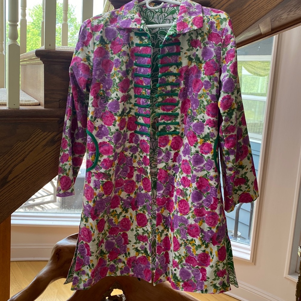 This lightweight jacket, can be worn with just about anything your heart desires